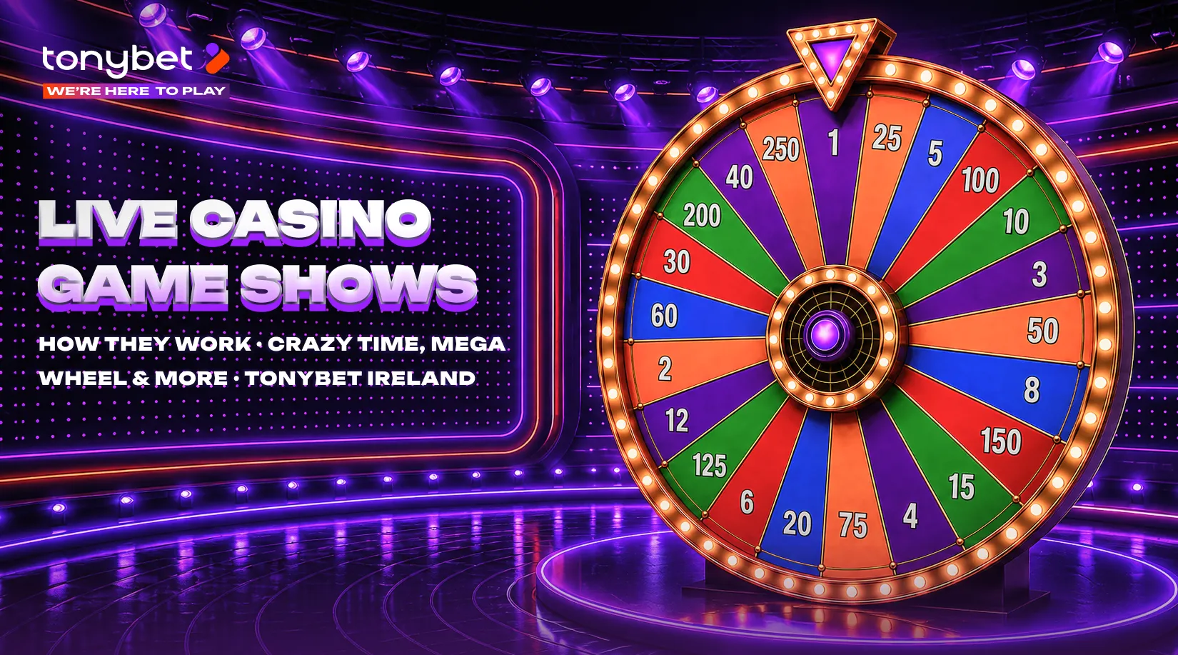Zo werken live casino gameshows: een gids voor Crazy Time, Mega Wheel en meer