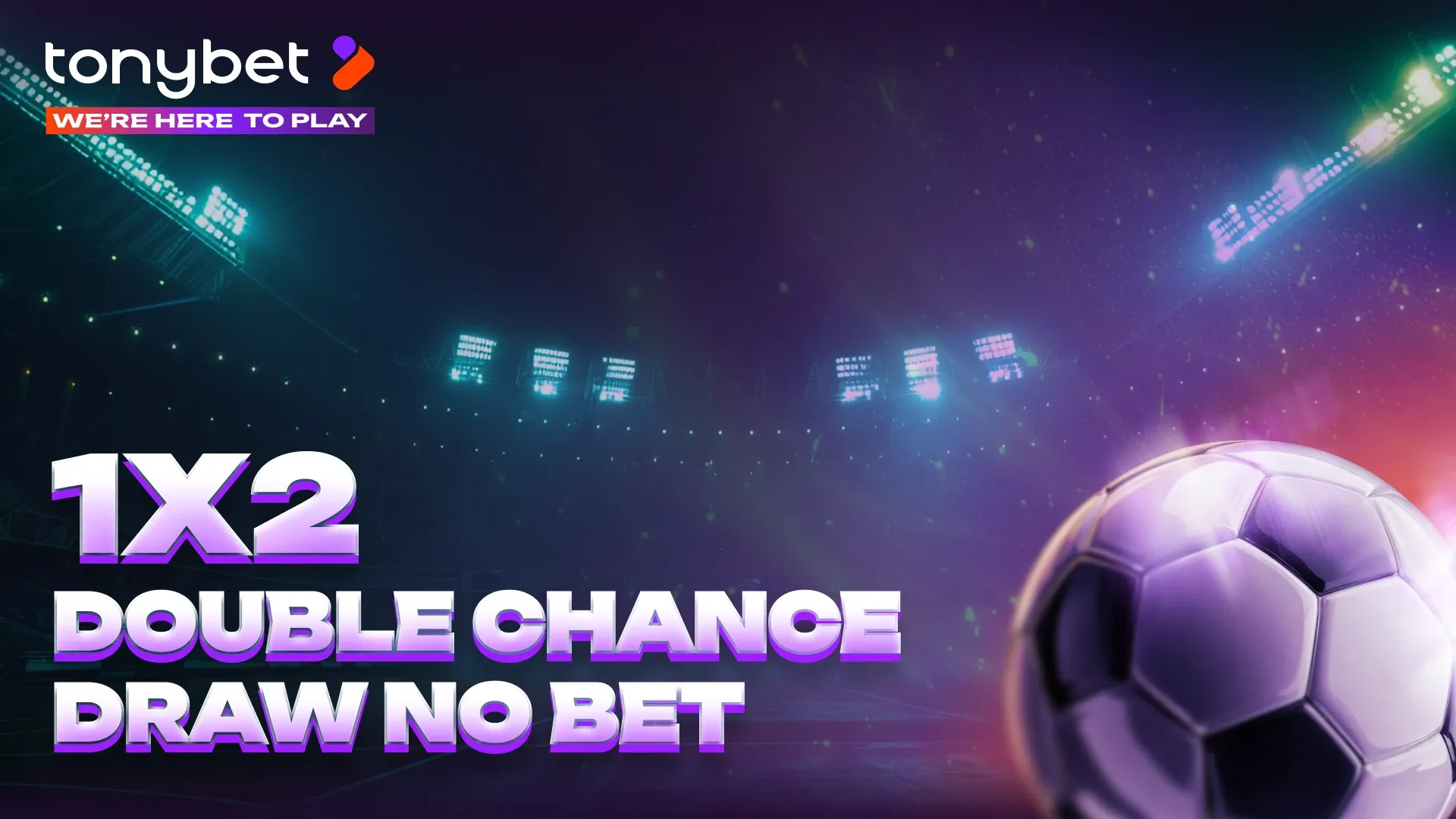 1X2, dubbele kans en draw no bet: de drie basismarkten uitgelegd